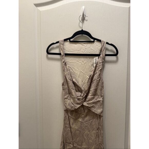 SOVERE Inara Reversible Maxi Dress – Grey Maxi cocktail Brunch Size S NWT - Picture 7 of 8